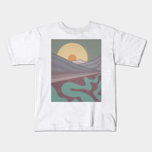 Minimalistic landscape Kids T-Shirt
